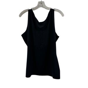 SPANX Black Fitted Tank Top in Black
